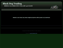 Tablet Screenshot of blackdogtrading.co.uk